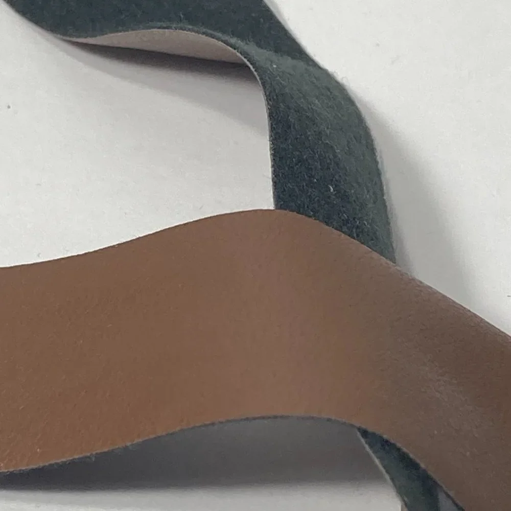 Brown Faux Leather 100% Polyester Craft Sewing Trim Ribbon 1